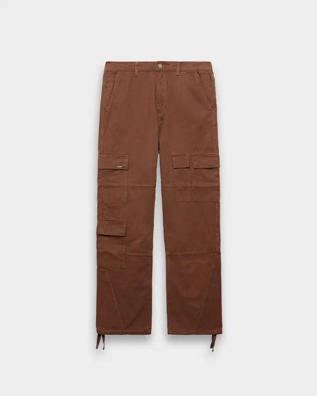 eightyfive-5-pocket-straight-cargo-pants-cargohose-brown image 1