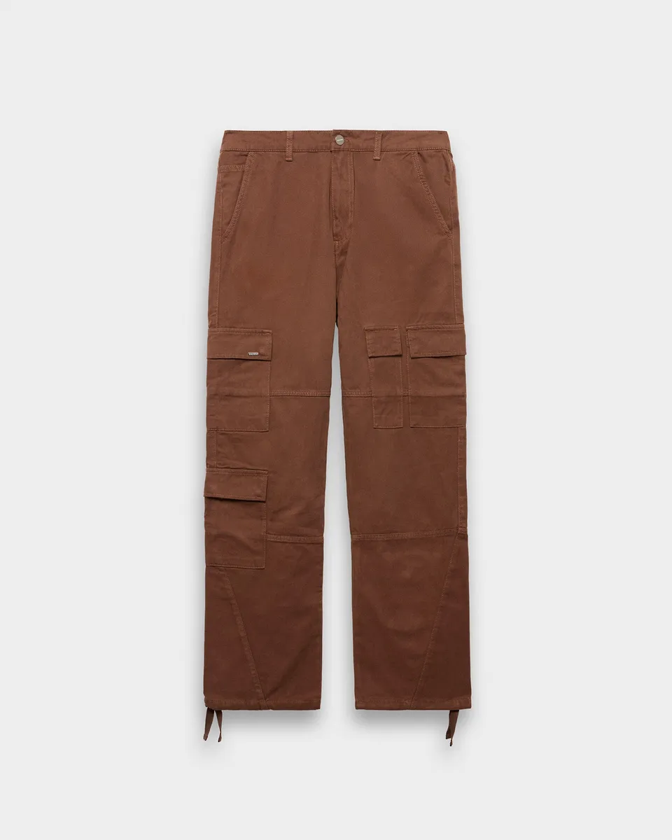 eightyfive-5-pocket-straight-cargo-pants-cargohose-brown image 1