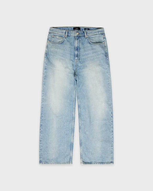 eightyfive-bottoms-wide-denim-jeans-light-wash-blue image 1