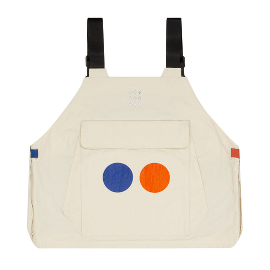 ballaholic-tops-w-face-vest-weste-ivory-reflektierend image 2