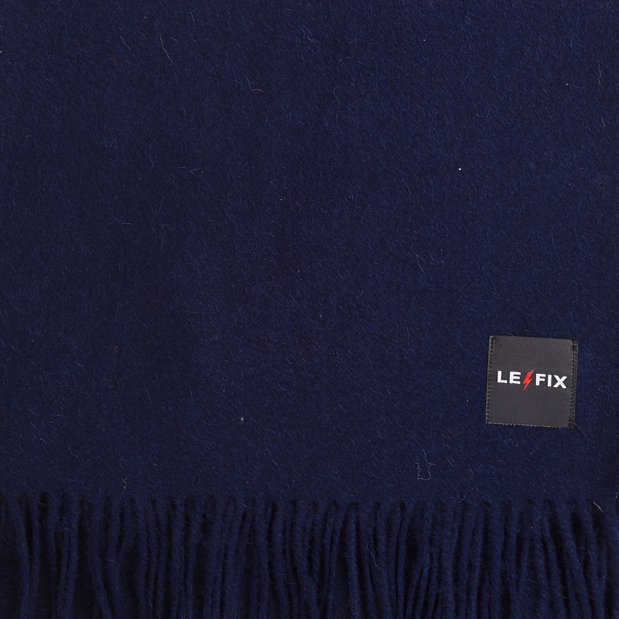 le-fix-wollschal-schal-navy-180x30-wolle image 2