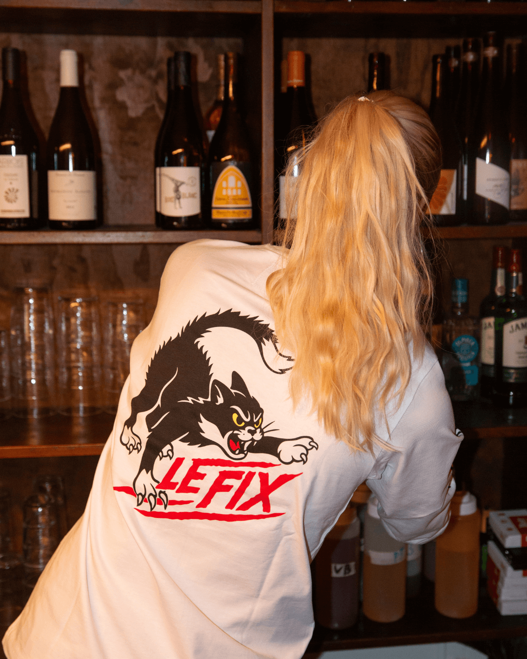 le-fix-cat-longsleeve-weiss-mit-katzenprint image 3