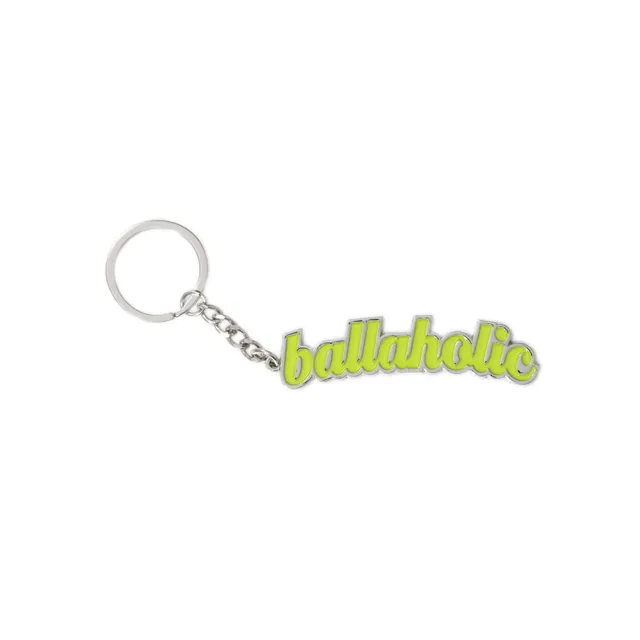 ballaholic-accessories-logo-keychain-schl-sselanh-nger-silver image 1