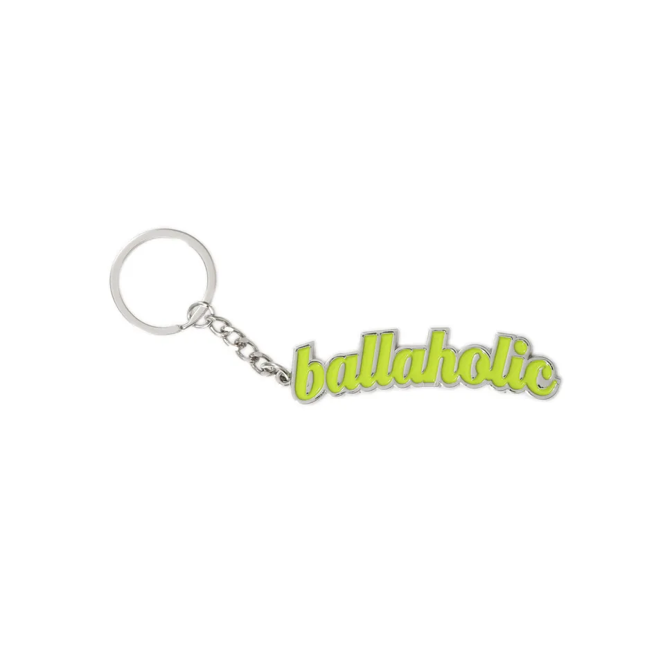 ballaholic-accessories-logo-keychain-schl-sselanh-nger-silver image 1