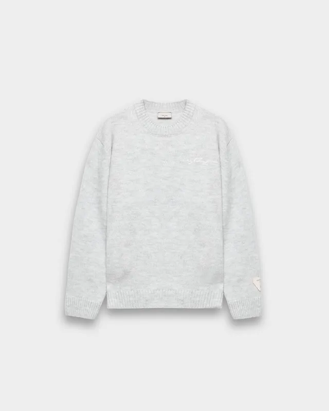eightyfive-crew-neck-sweater-pullover-hellgrau-meliert image 1