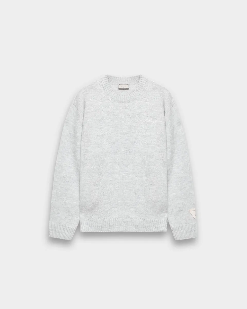 eightyfive-crew-neck-sweater-pullover-hellgrau-meliert image 1
