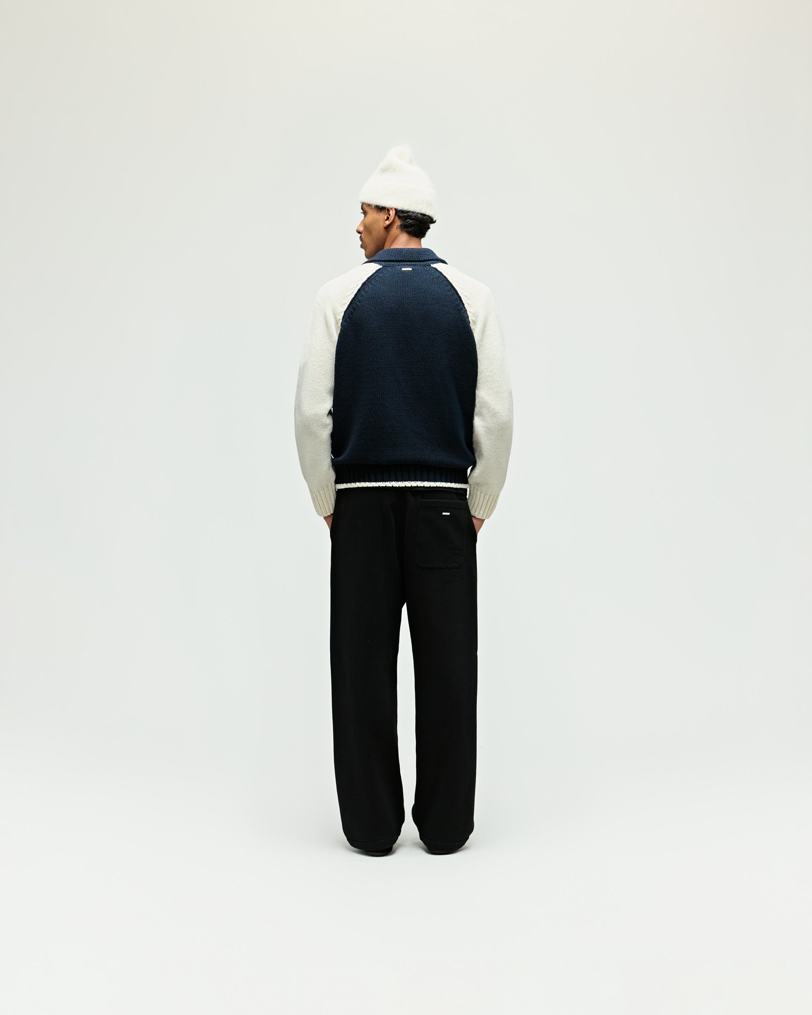 eightyfive-cable-knit-trainer-jacket-jacke-navy-baumwolle image 5