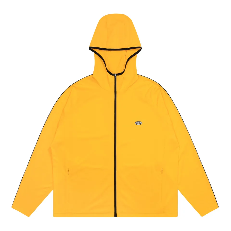 ballaholic-oval-logo-hyperstretch-full-zip-jacke-gelb image 1