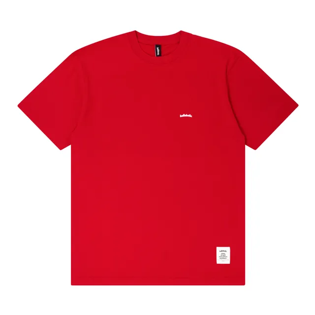 ballaholic-micro-logo-tee-t-shirt-high-red-baumwolle image 1