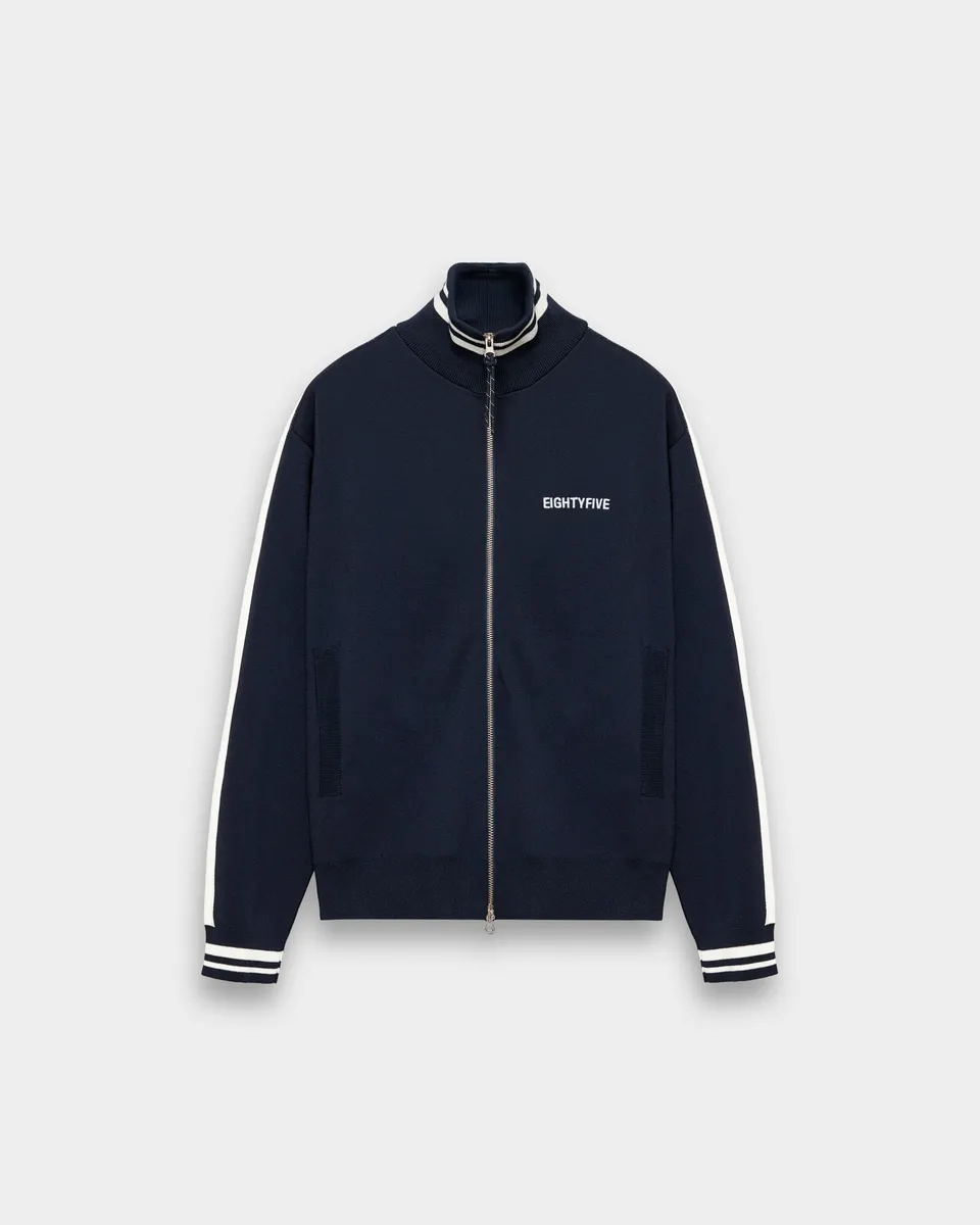 eightyfive-knit-trackjacket-trainingsjacke-navy-regular-fit image 1