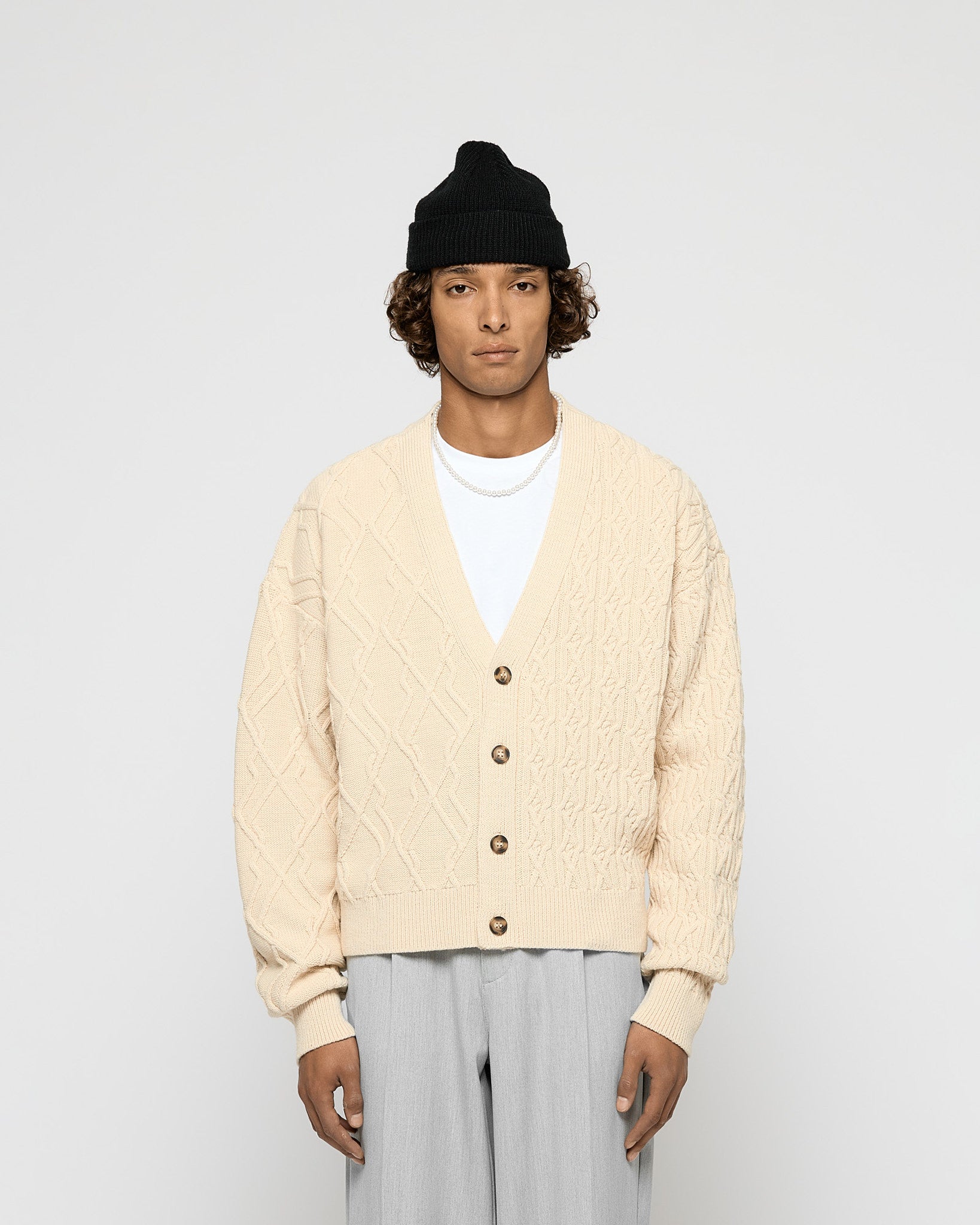 eightyfive-wool-asymmetric-cardigan-herren-beige-wolle image 2