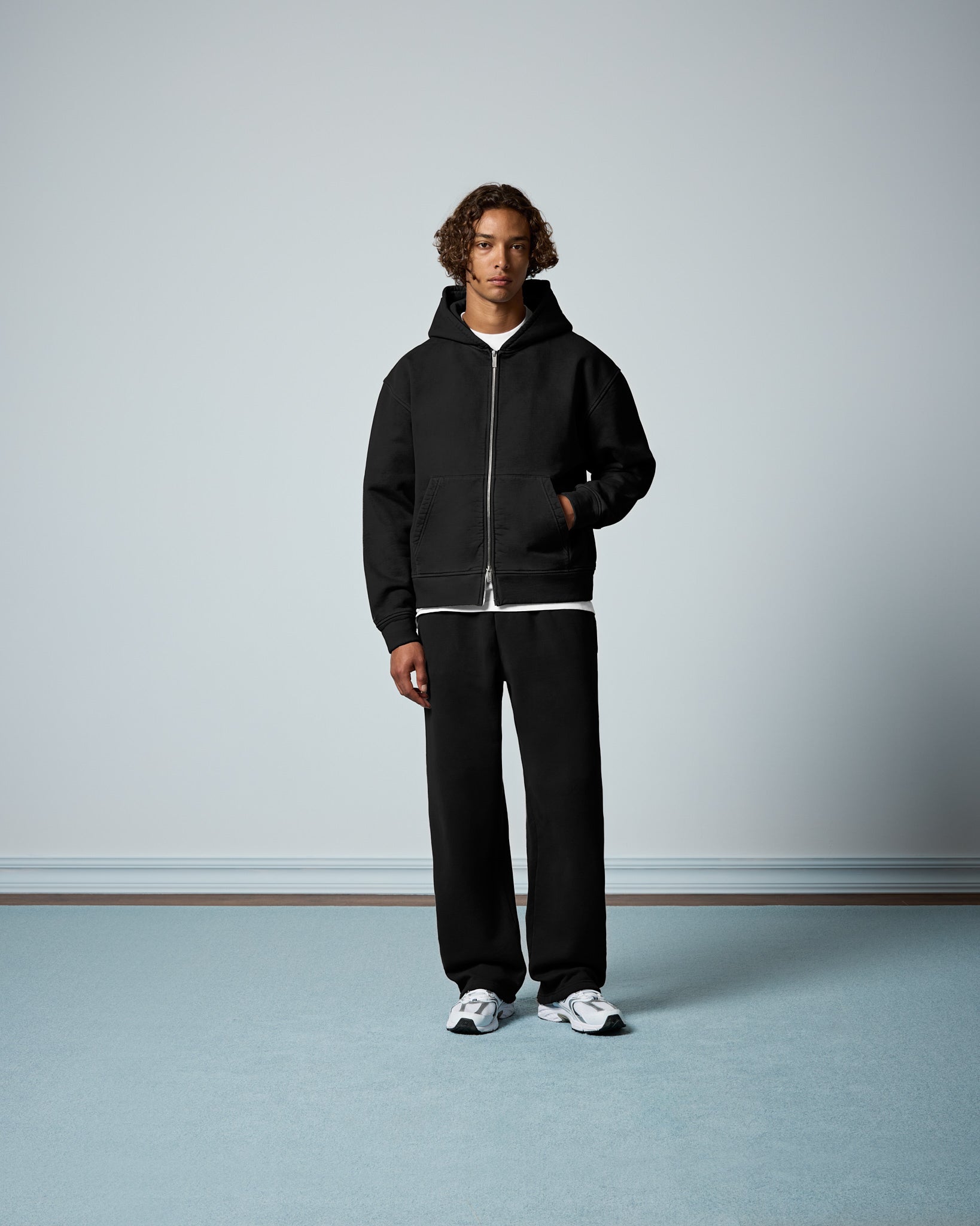 eightyfive-signature-heavy-zip-hoodie-schwarz-m image 4