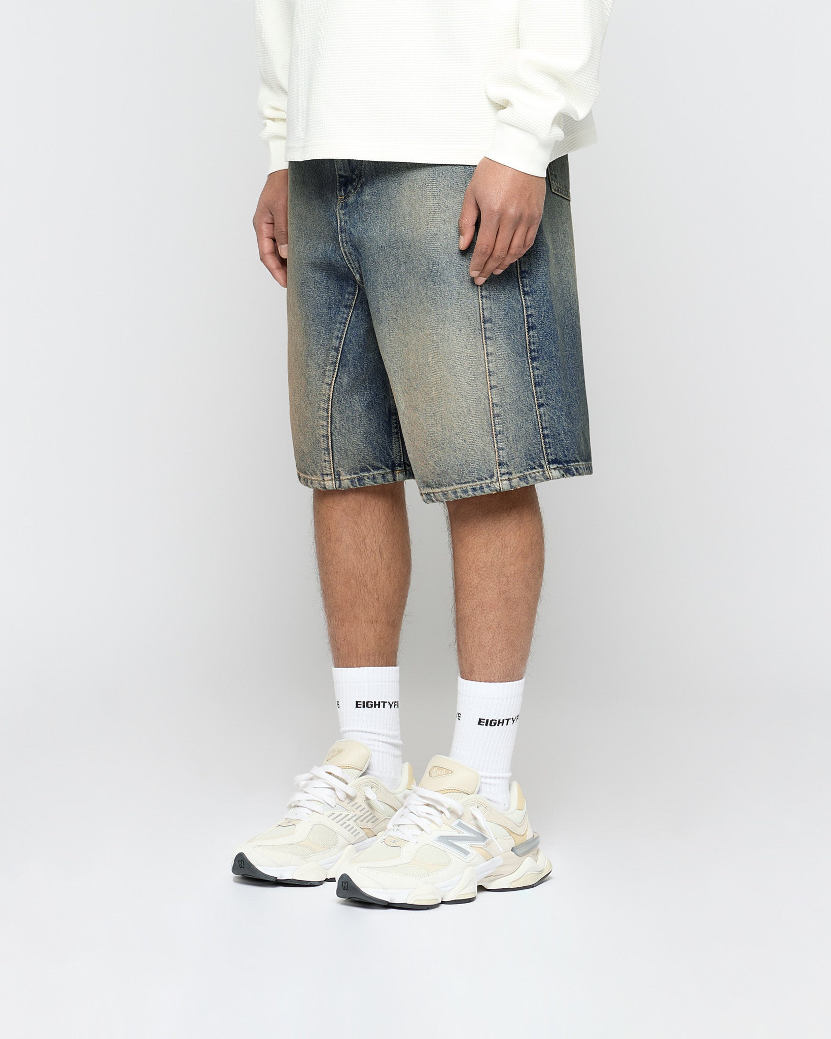 eightyfive-used-baggy-jorts-used-sand-100-baumwolle image 3