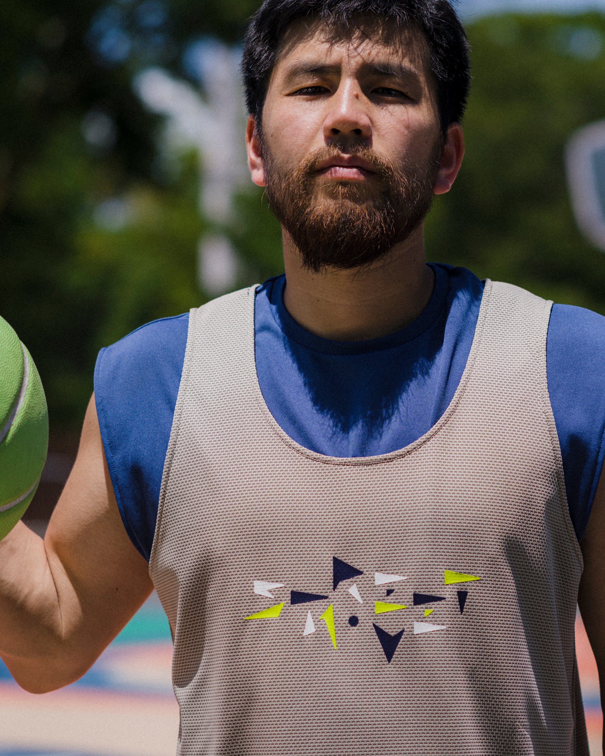 ballaholic-college-logo-streetmove-mesh-zip-shorts-navy image 4