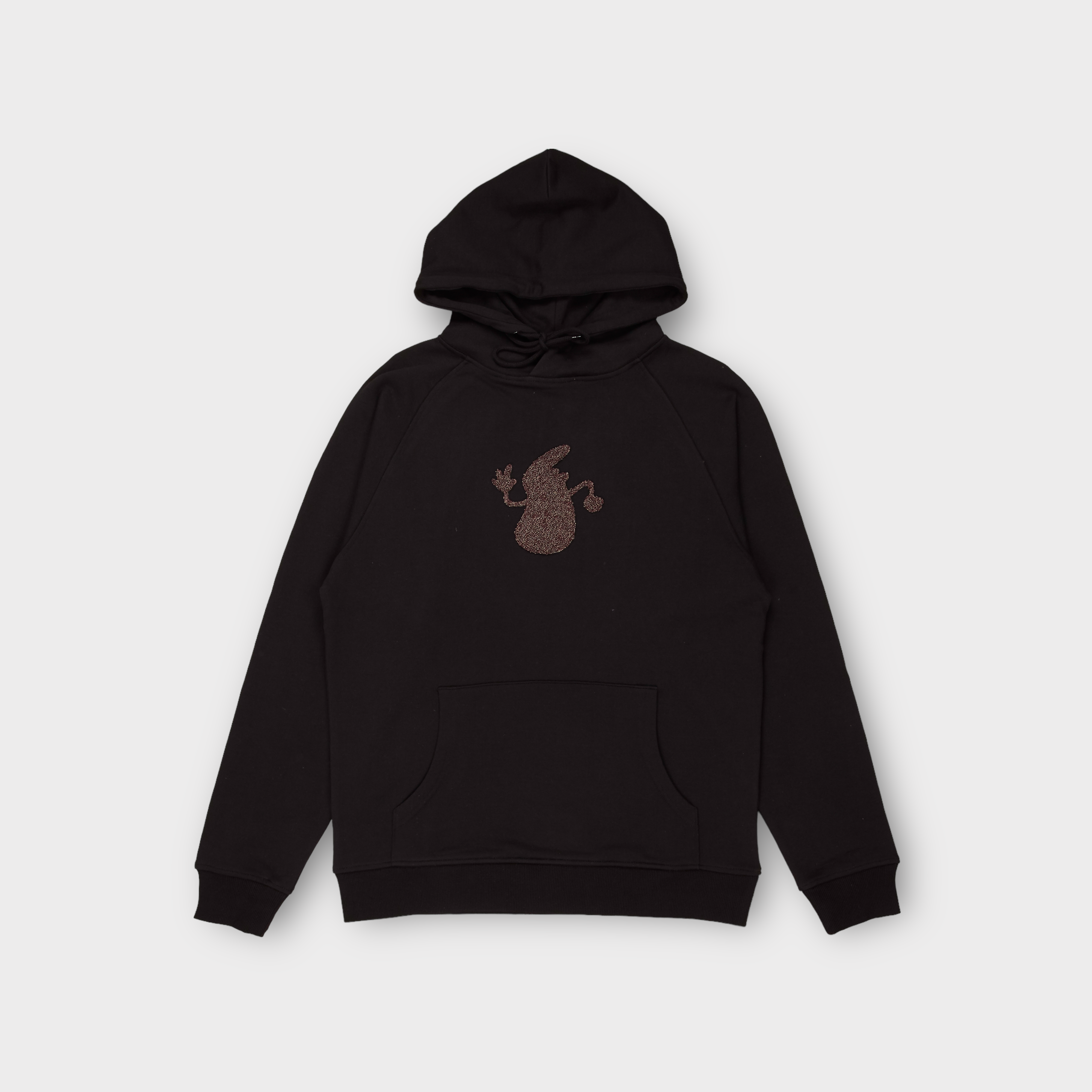 le-fix-kaj-terry-emb-hoodie-schwarz-baumwolle image 1