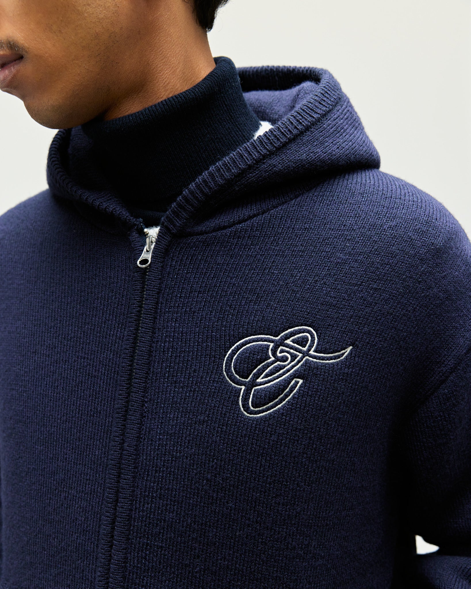 eightyfive-knitted-heavy-zip-hoodie-navy-wolle-relaxed image 8