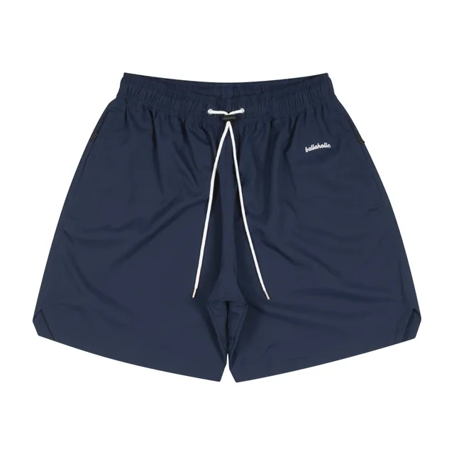 ballaholic-logo-anywhere-zip-shorts-basketballshorts-navy-mit-zip-taschen image 1