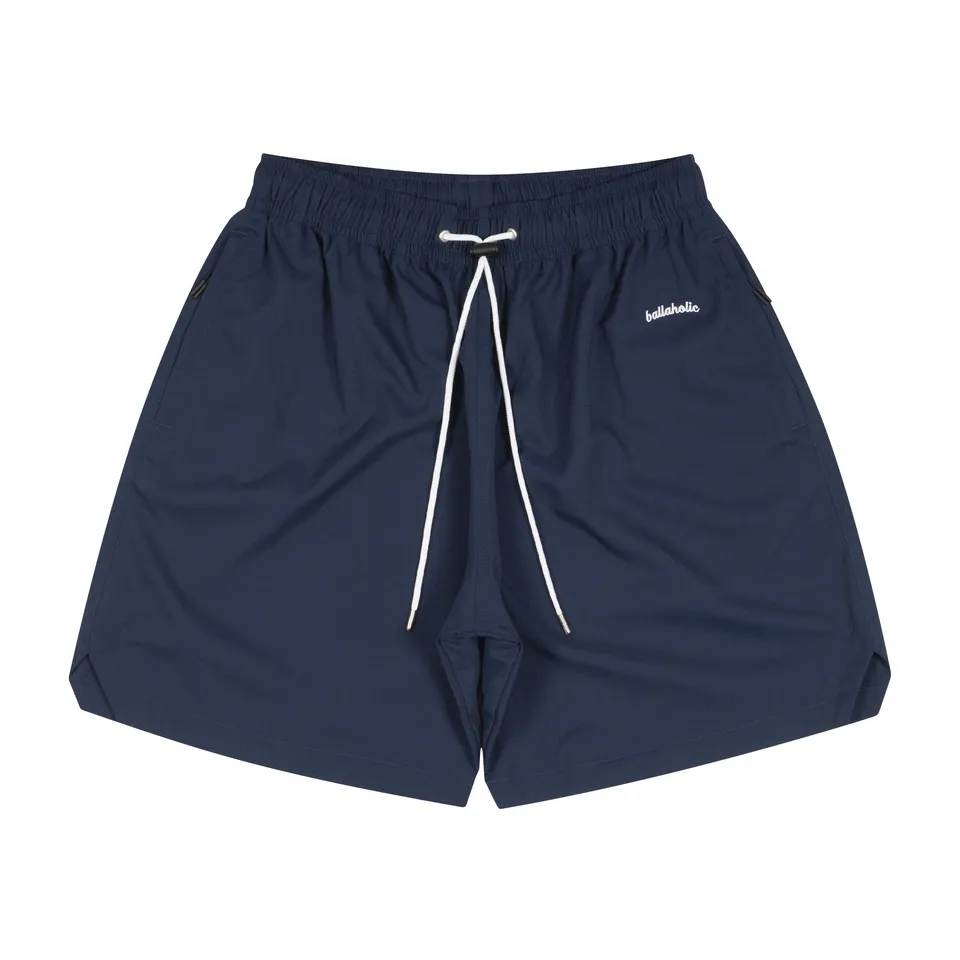 ballaholic-logo-anywhere-zip-shorts-basketballshorts-navy-mit-zip-taschen image 1