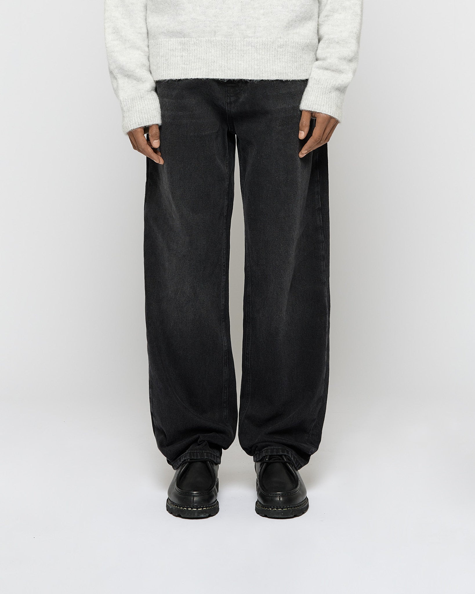 eightyfive-baggy-denim-jeans-light-grey-100-baumwolle image 2
