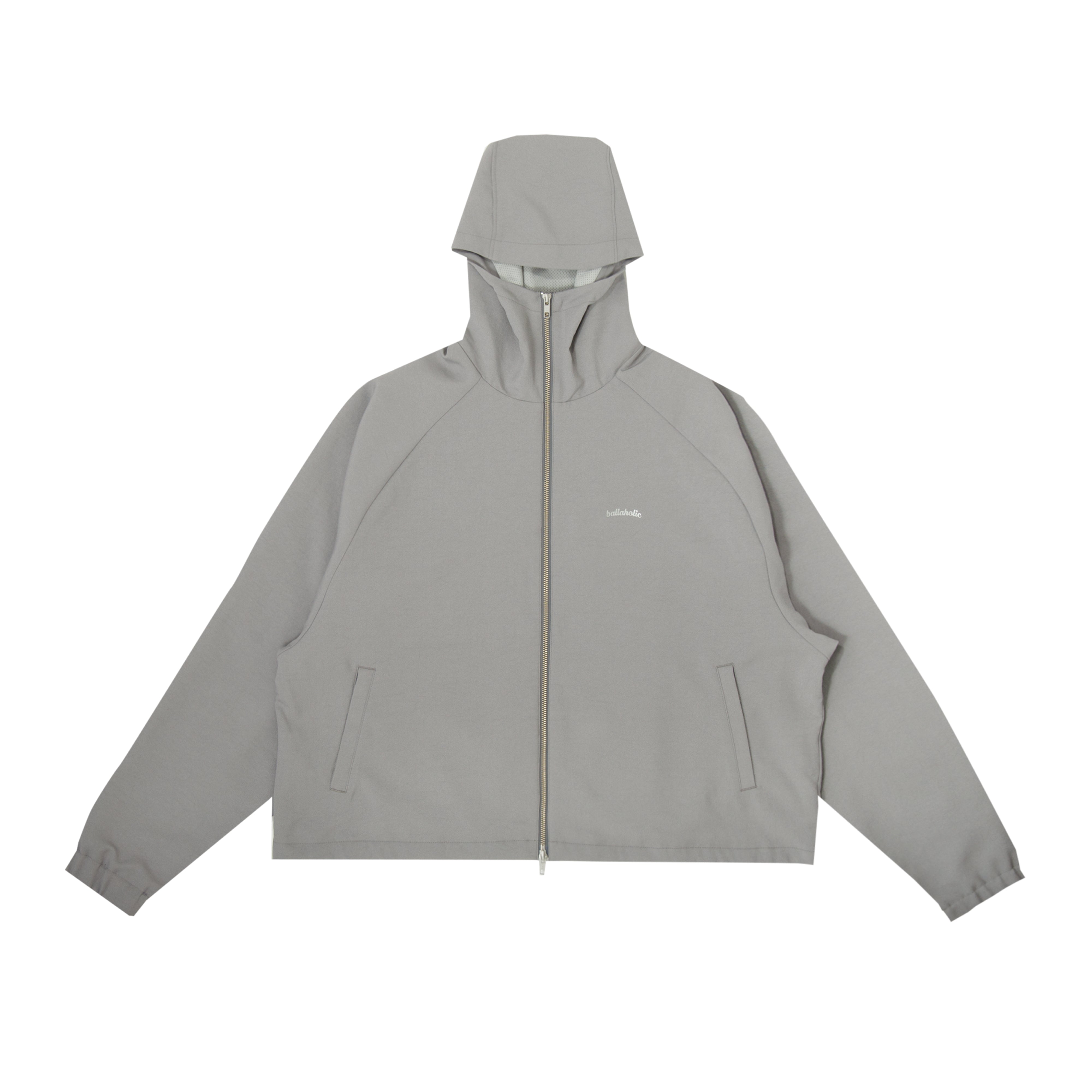 ballaholic-shell-over-zip-parka-jacke-grau image 1