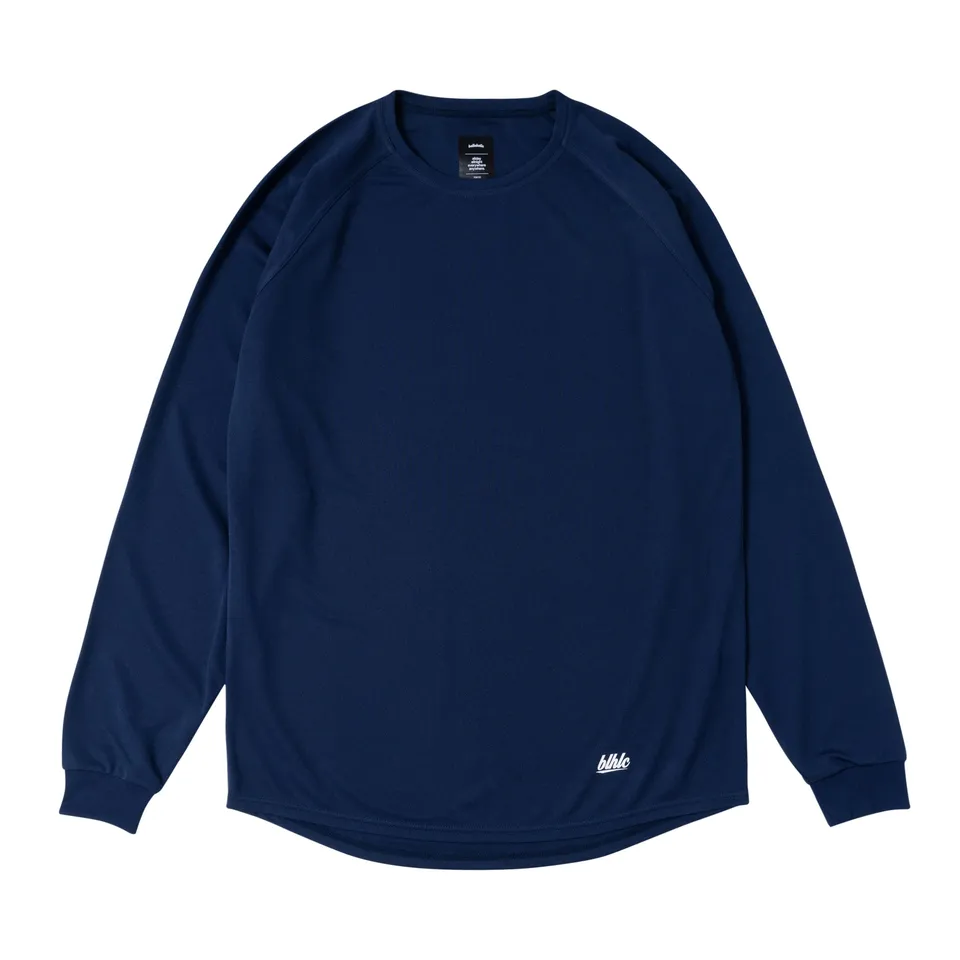 ballaholic-blhlc-cool-long-tee-t-shirt-navy image 1