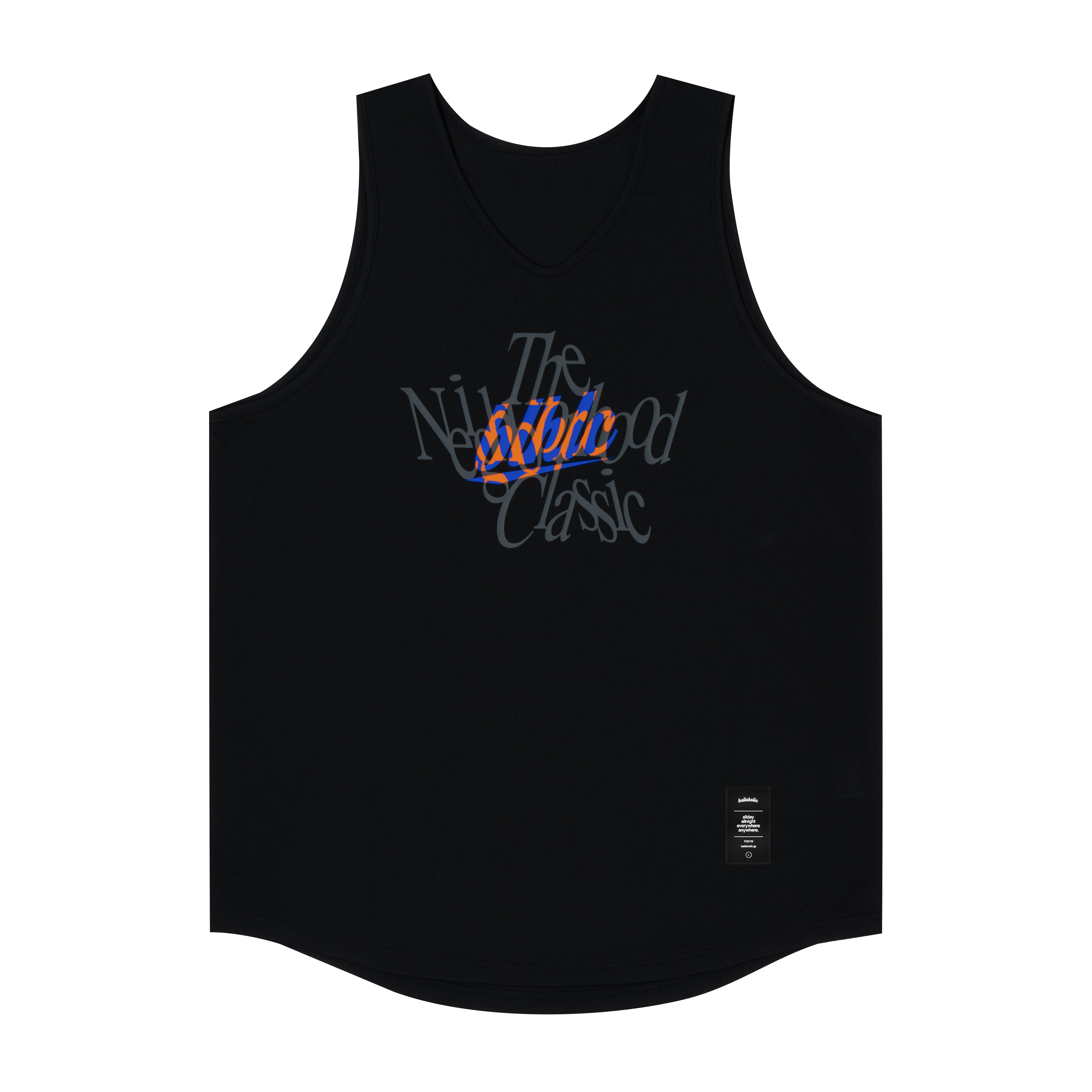 ballaholic-neighborhood-classic-tank-top-black-blue-orange image 1
