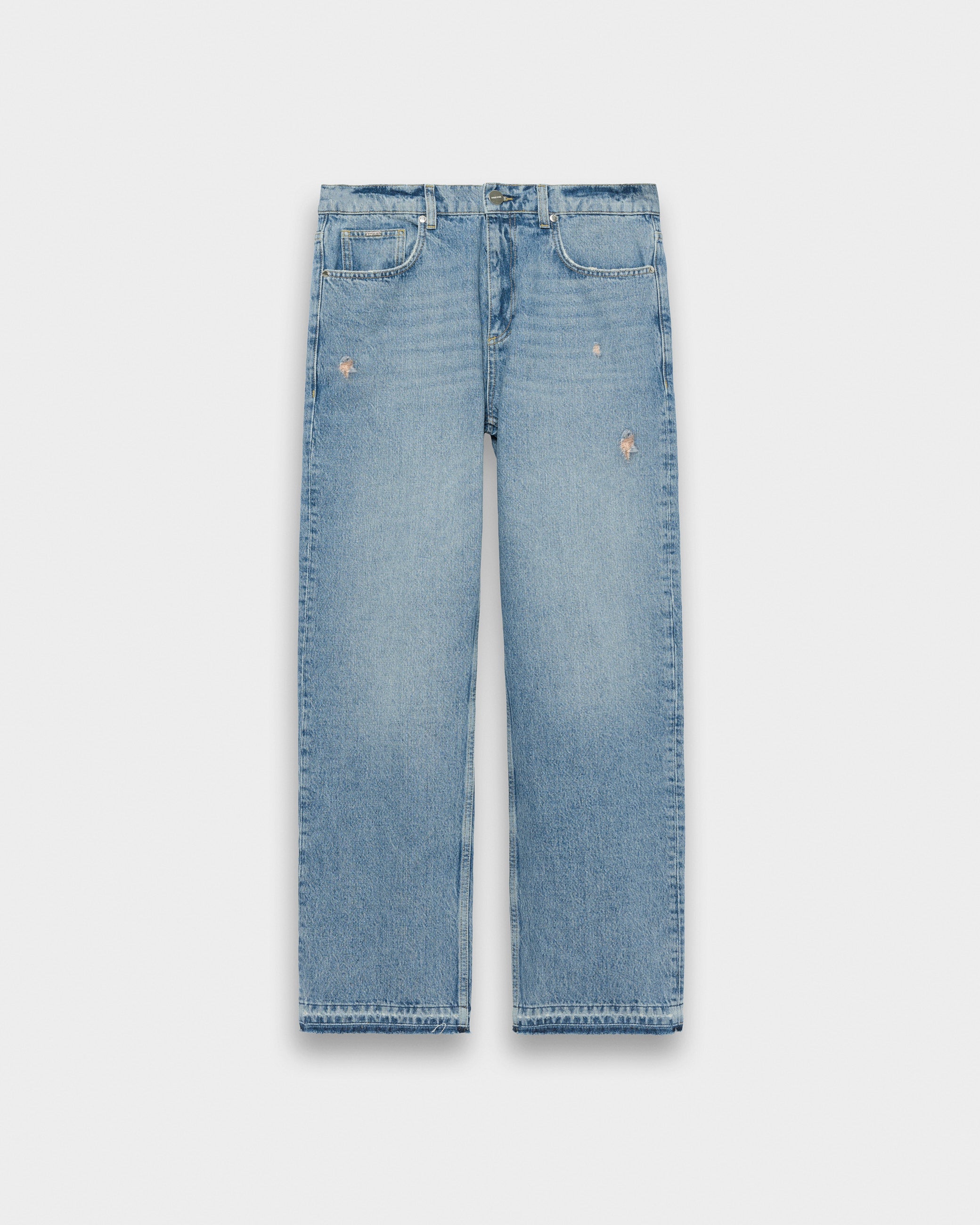 eightyfive-open-hem-straight-denim-hellblau-baumwolle image 1