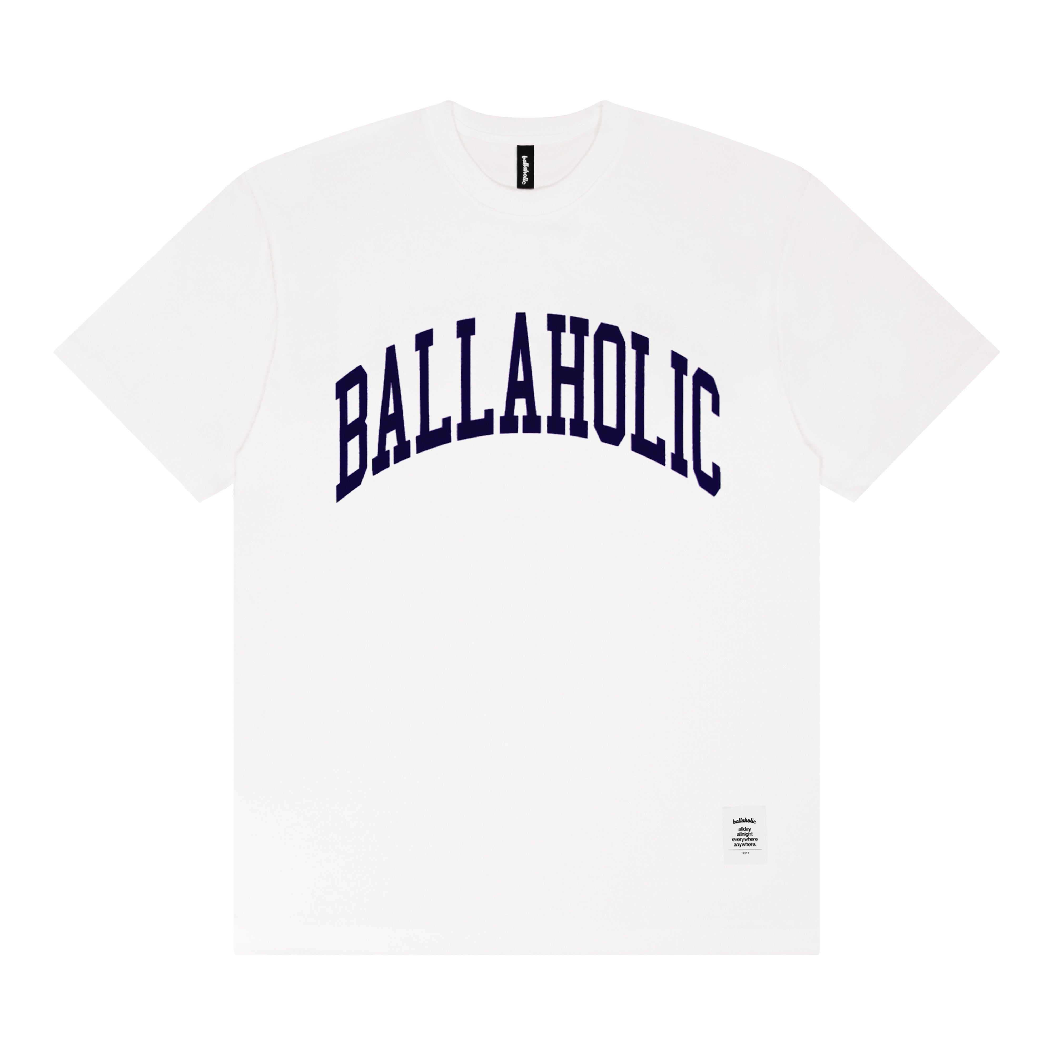 ballaholic-college-logo-tee-t-shirt-wei-navy image 1