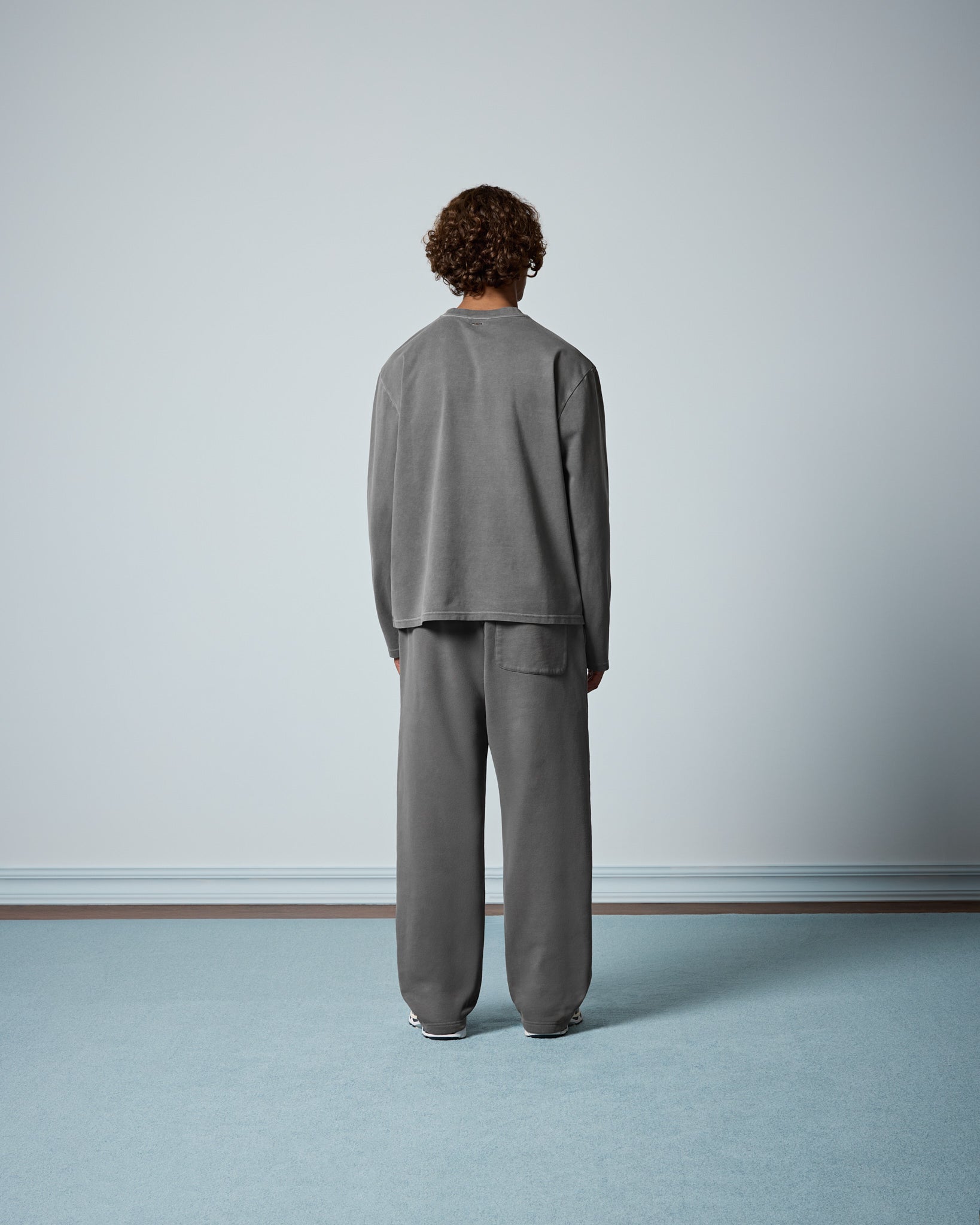 eightyfive-signature-wide-sweatpants-jogginghose-grau-m image 6