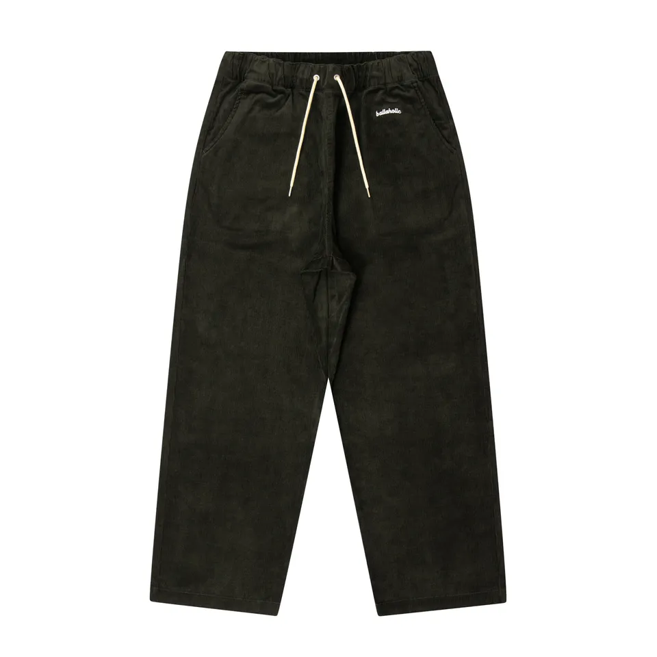 ballaholic-logo-corduroy-pants-hose-dunkelgr-n image 1