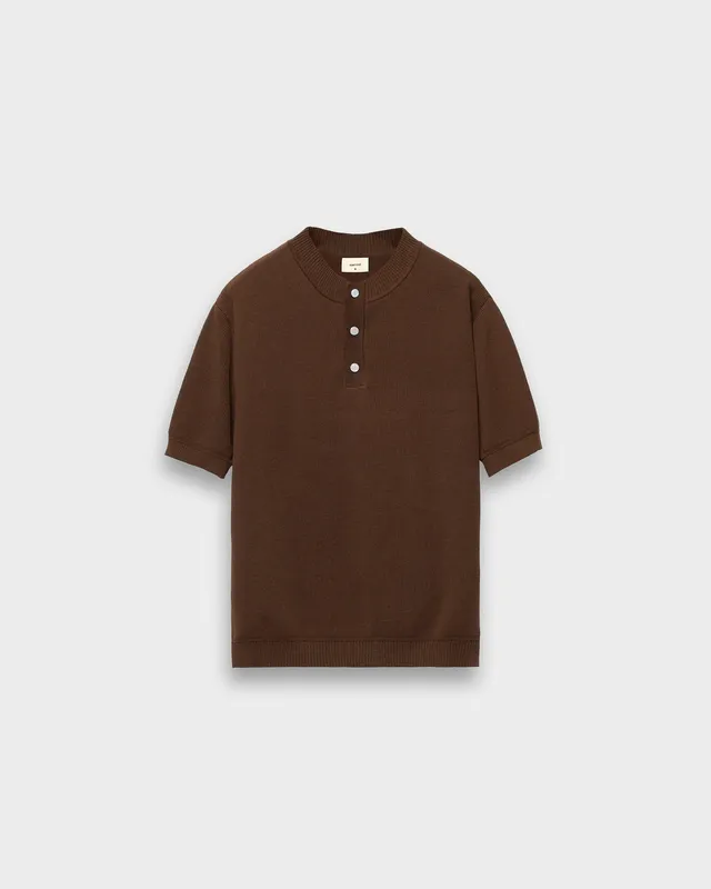 eightyfive-knitted-henley-polo-herren-braun-baumwolle image 1