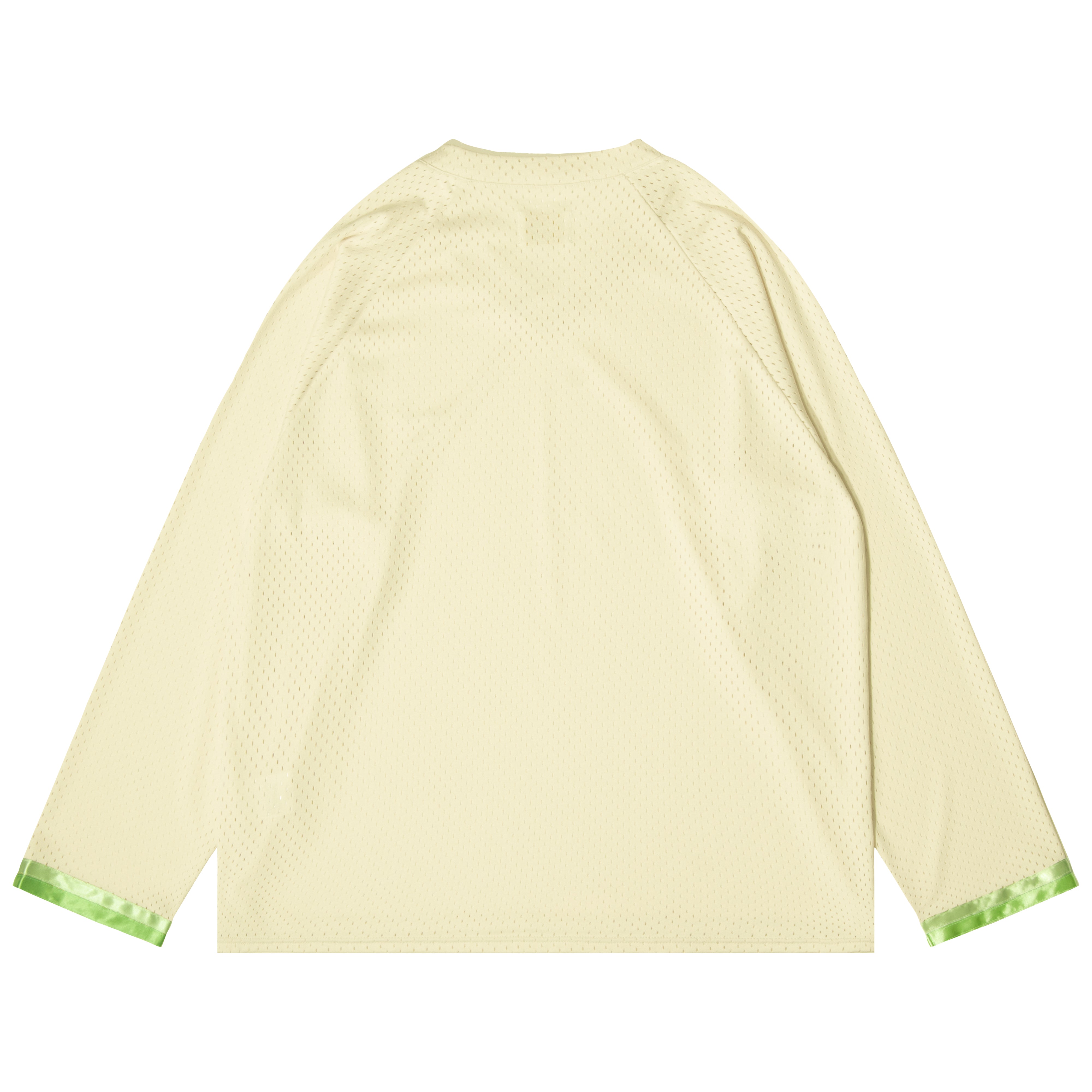 ballaholic-tape-v-neck-mesh-long-tee-off-white-langarm image 2