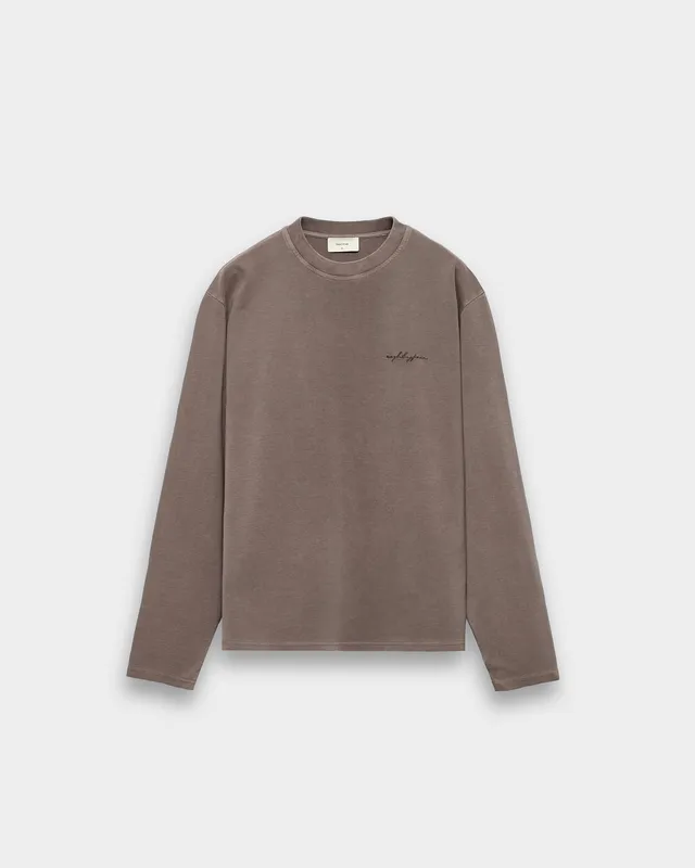 eightyfive-embroidered-longsleeve-washed-brown-stickerei image 1