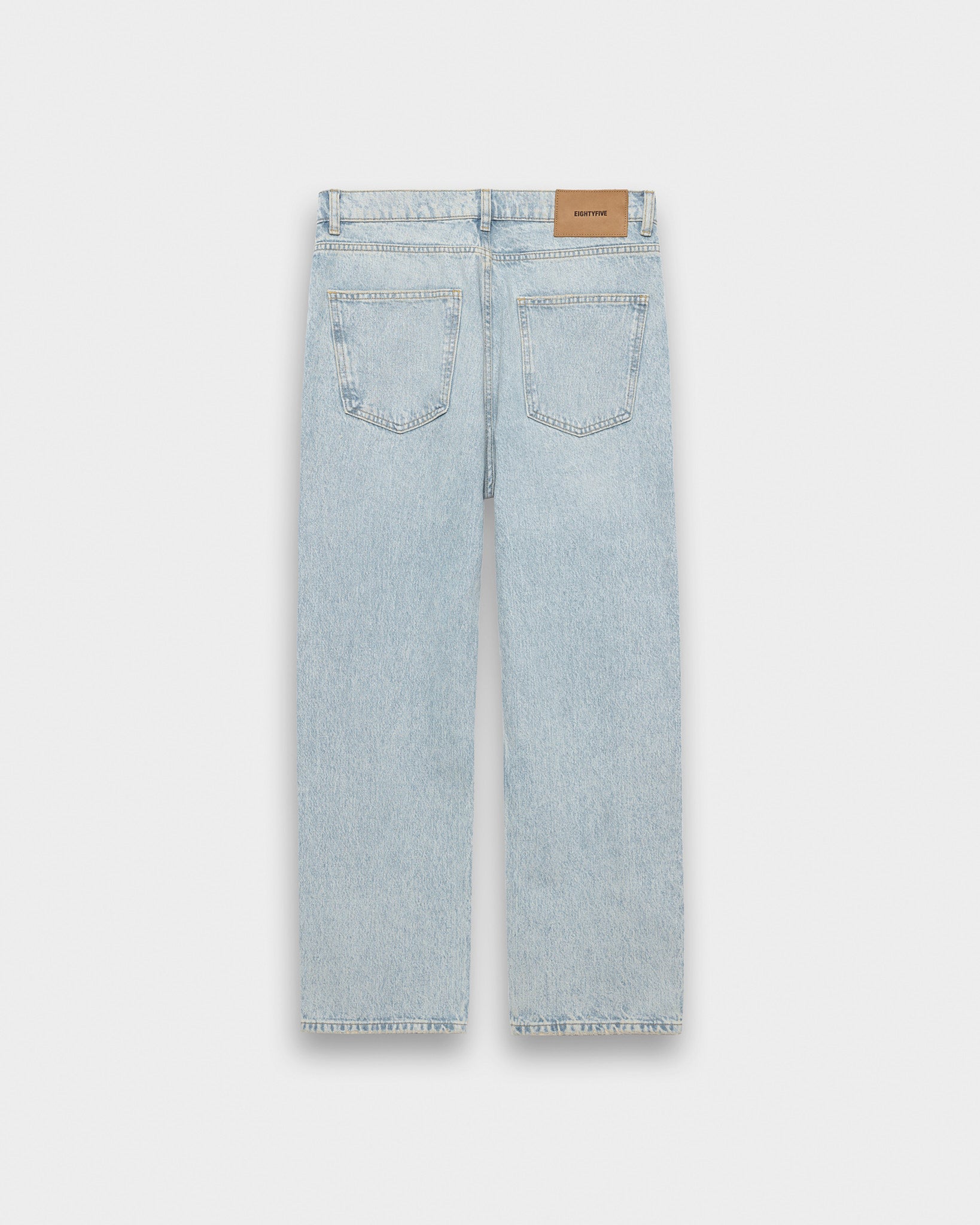eightyfive-signature-straight-denim-jeans-ocean-blue-cropped image 2