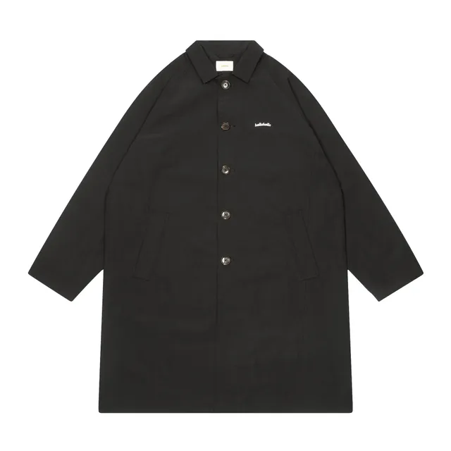 ballaholic-tops-logo-soutien-collar-coat-mantel-schwarz image 1