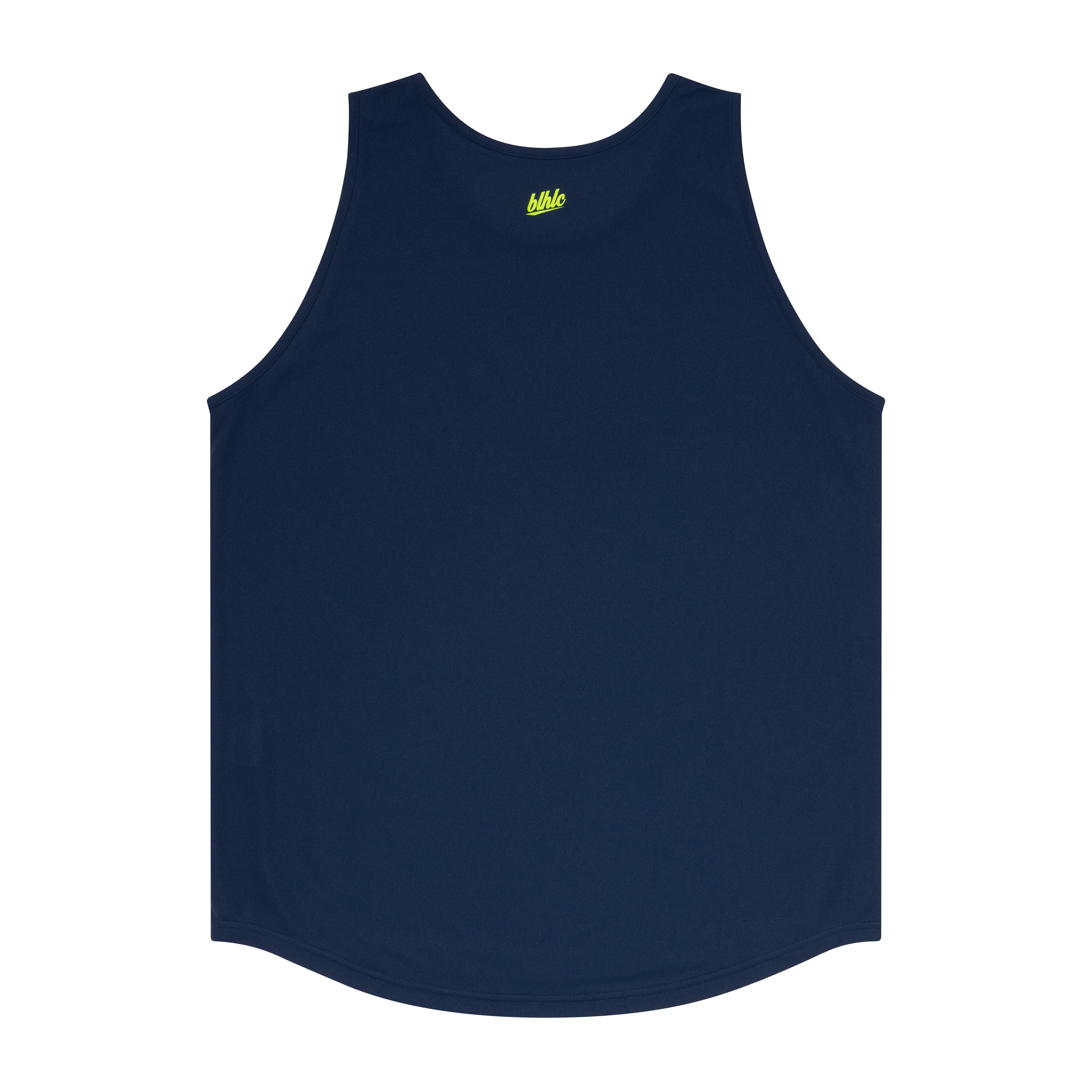 ballaholic-3d-net-blhlc-tank-top-navy-lime-grau-custom image 2