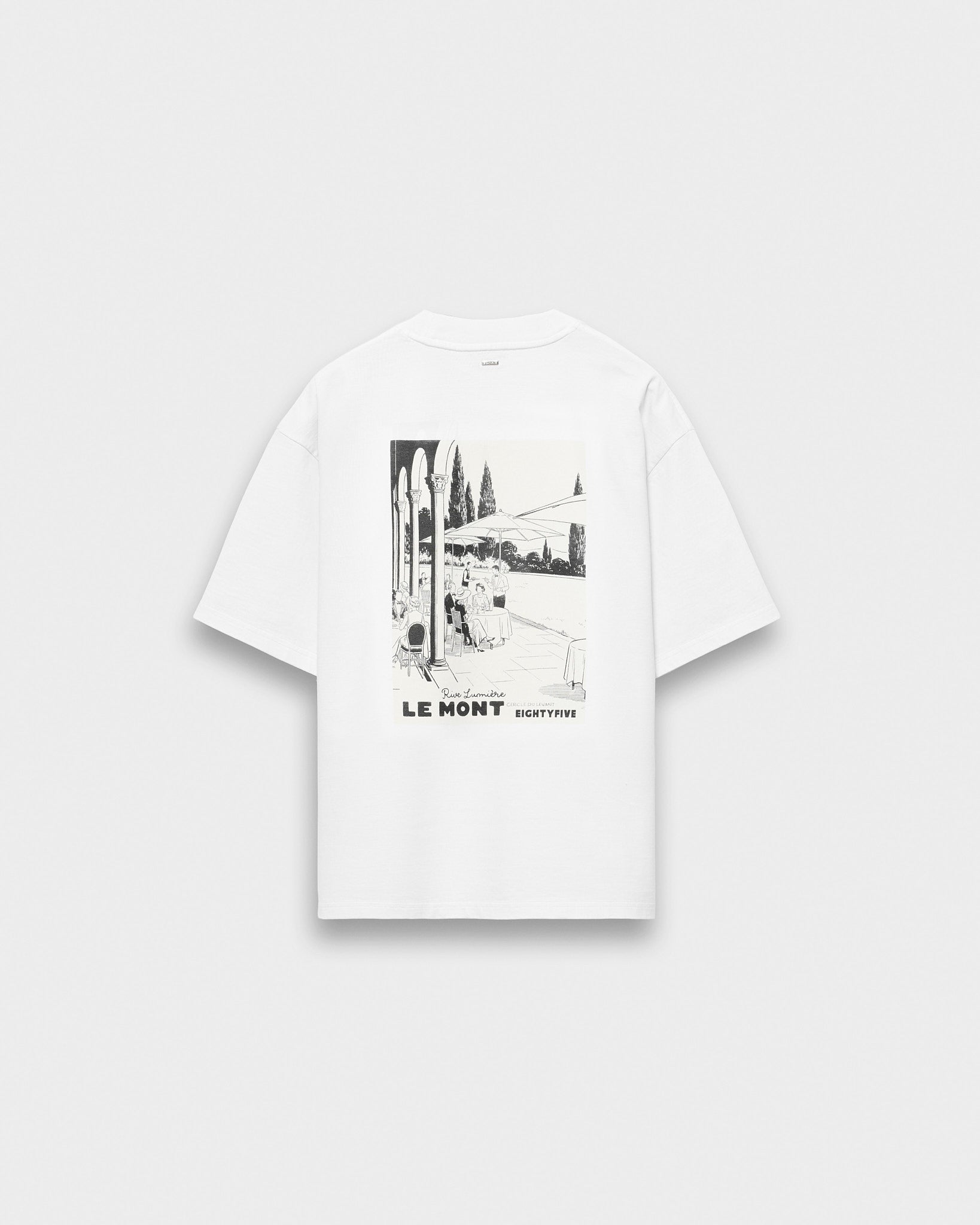 eightyfive-printed-oversized-t-shirt-wei-baumwolle image 1