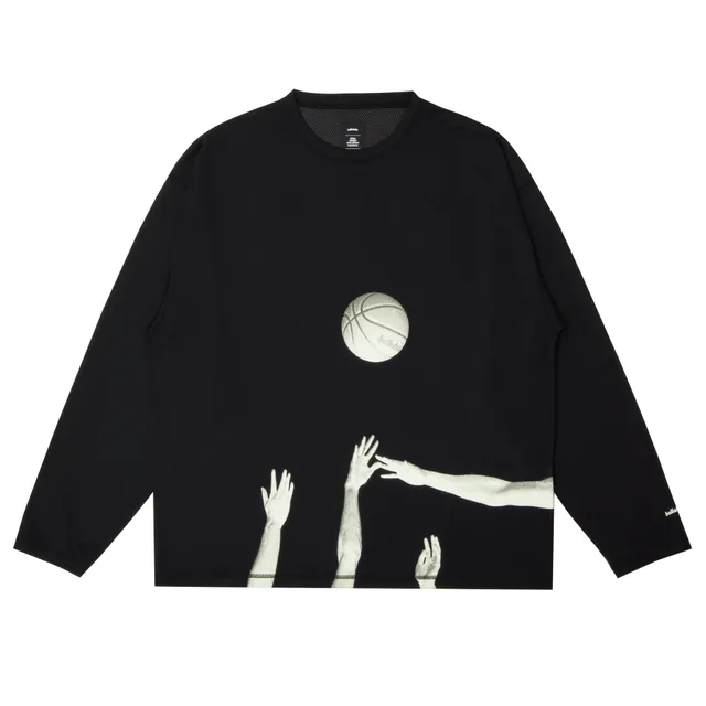 ballaholic-knit-mesh-cool-long-tee-langarm-schwarz image 1