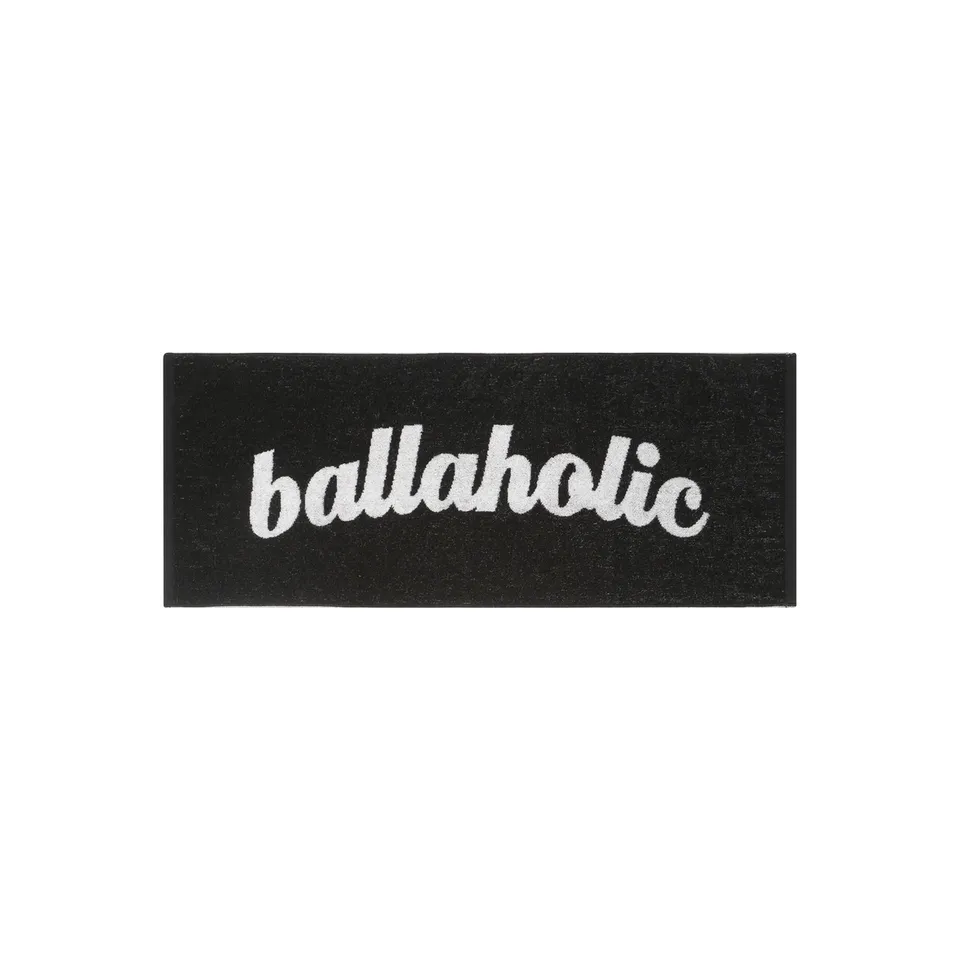 ballaholic-accessories-logo-towel-handtuch-schwarz-wei image 1