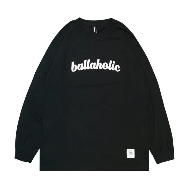 ballaholic-logo-long-tee-langarmshirt-black image 1