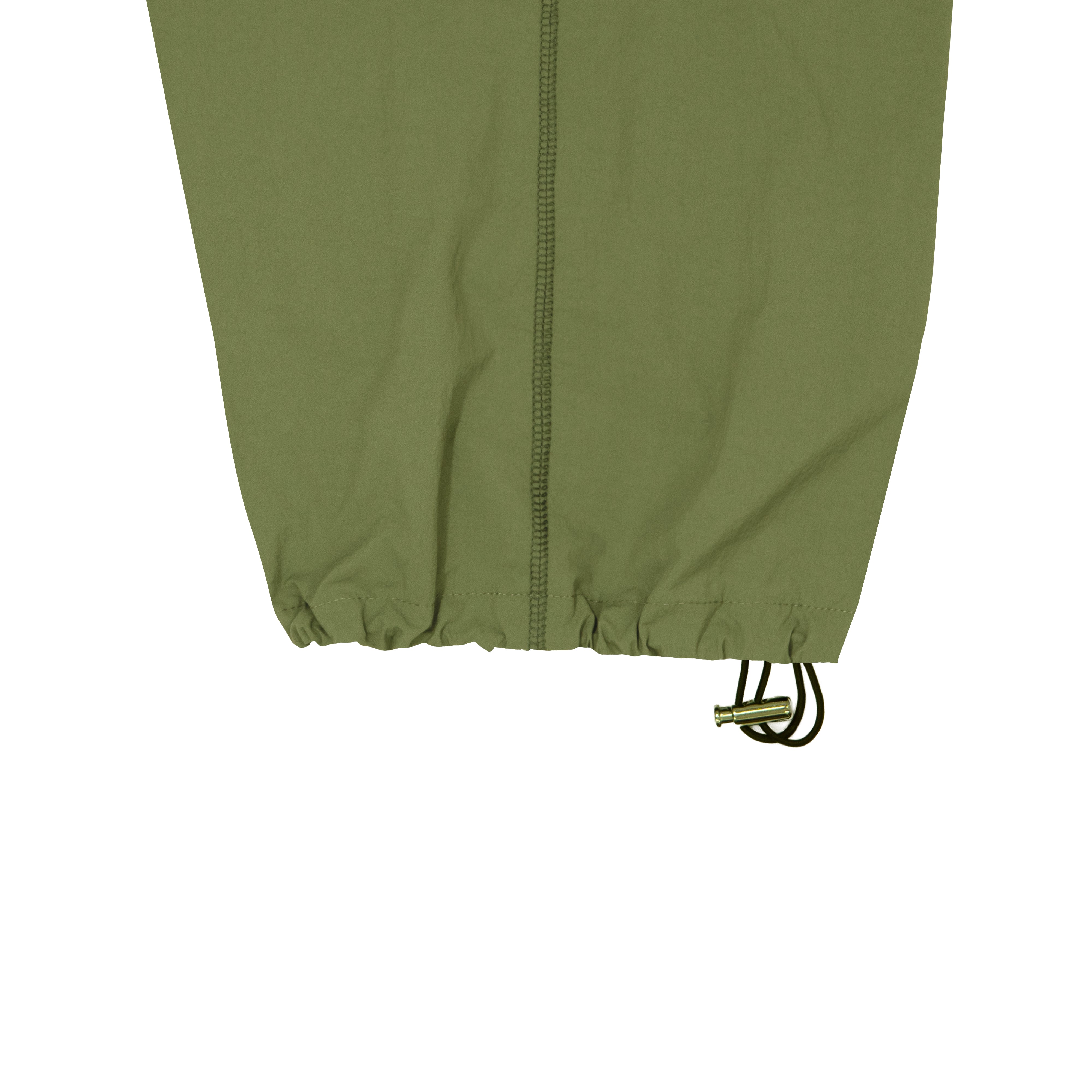 ballaholic-logo-nylon-cropped-pants-hose-light-olive-nylon image 3