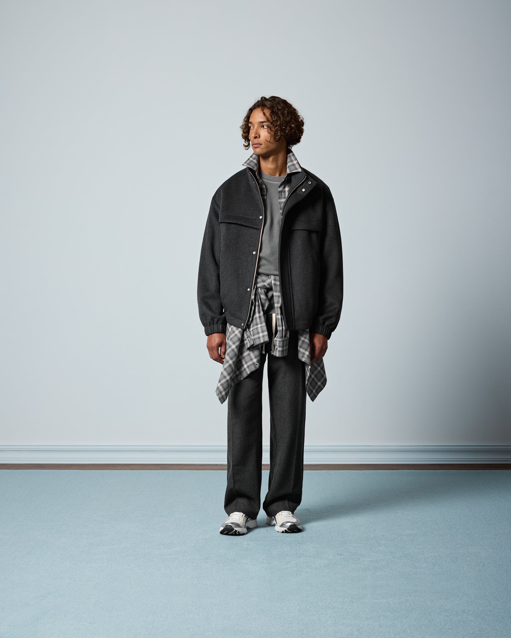 eightyfive-wool-coach-jacket-jacke-grey-wolle image 4