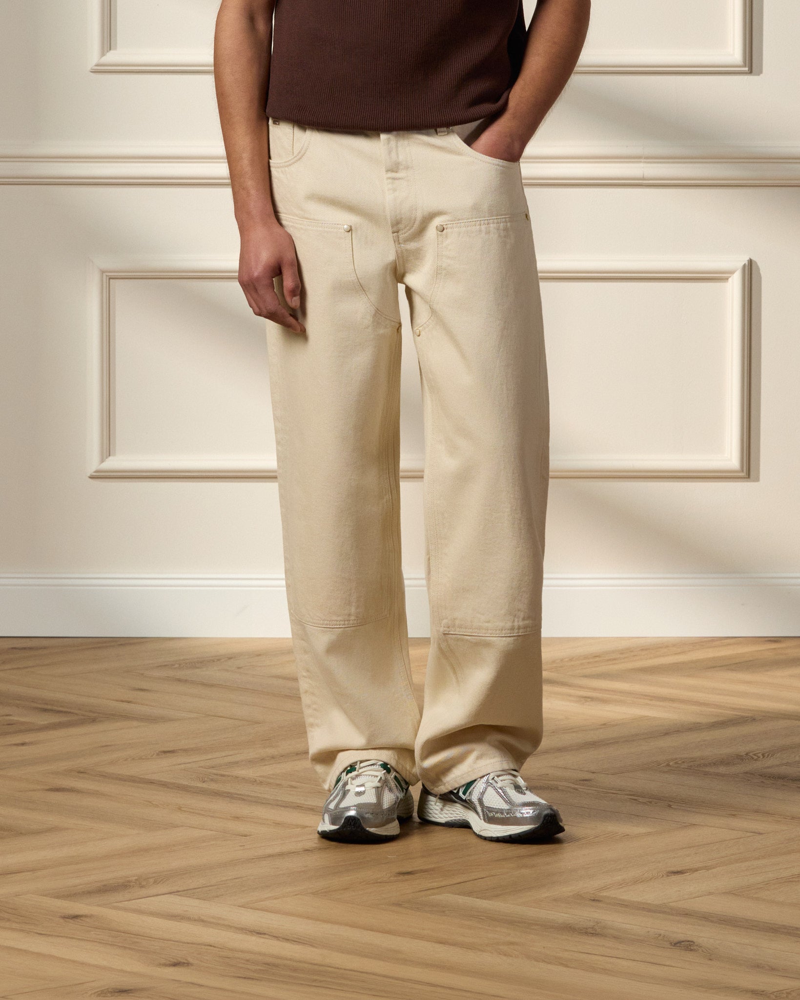 eightyfive-relaxed-carpenter-jeans-ecru-mit-perlen image 3