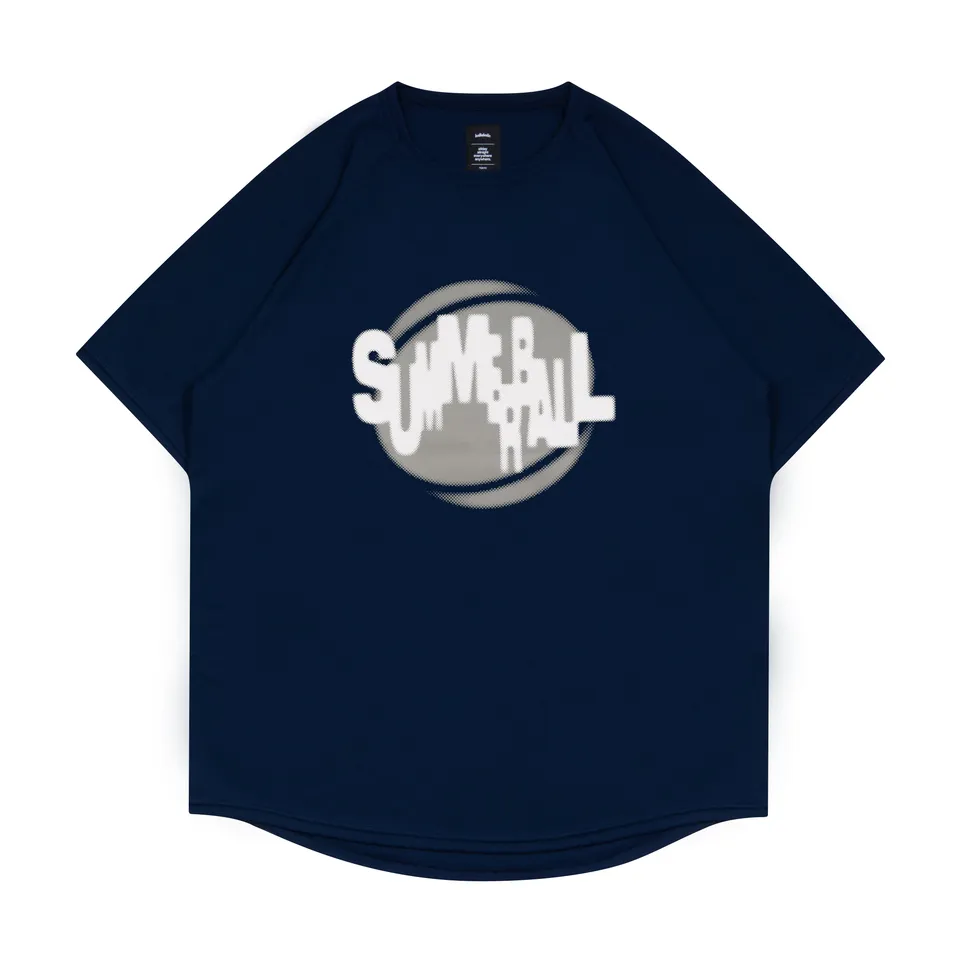 ballaholic-summerball-2026-cool-tee-navy image 1