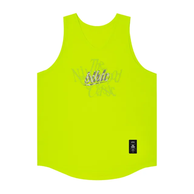 ballaholic-neighborhood-classic-tank-top-neongelb-grafikprint image 1