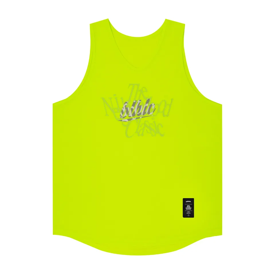 ballaholic-neighborhood-classic-tank-top-neongelb-grafikprint image 1