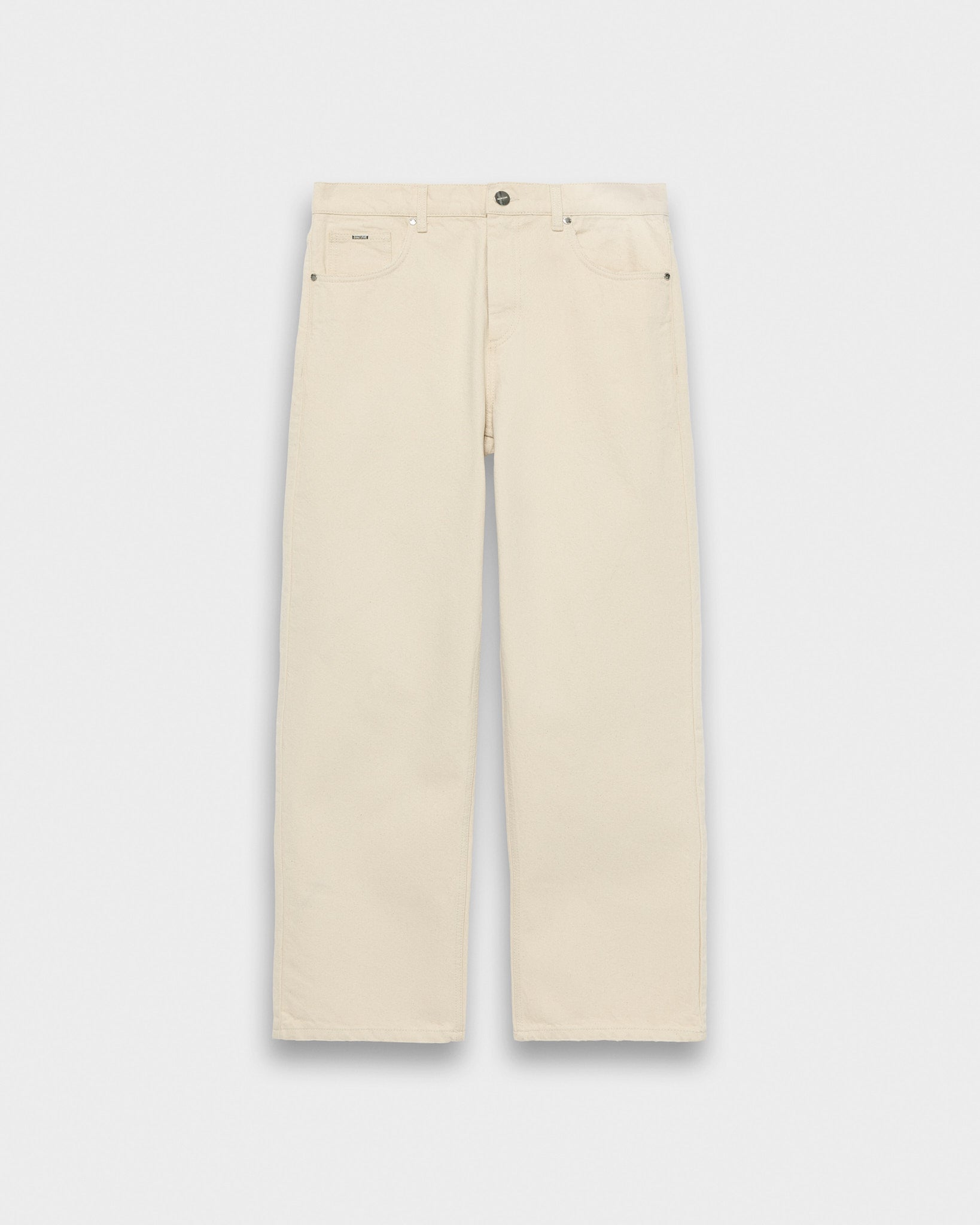 eightyfive-bottoms-relaxed-denim-jeans-ecru-baumwolle image 1