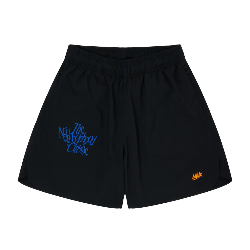 ballaholic-neighborhood-classic-zip-shorts-schwarz image 1
