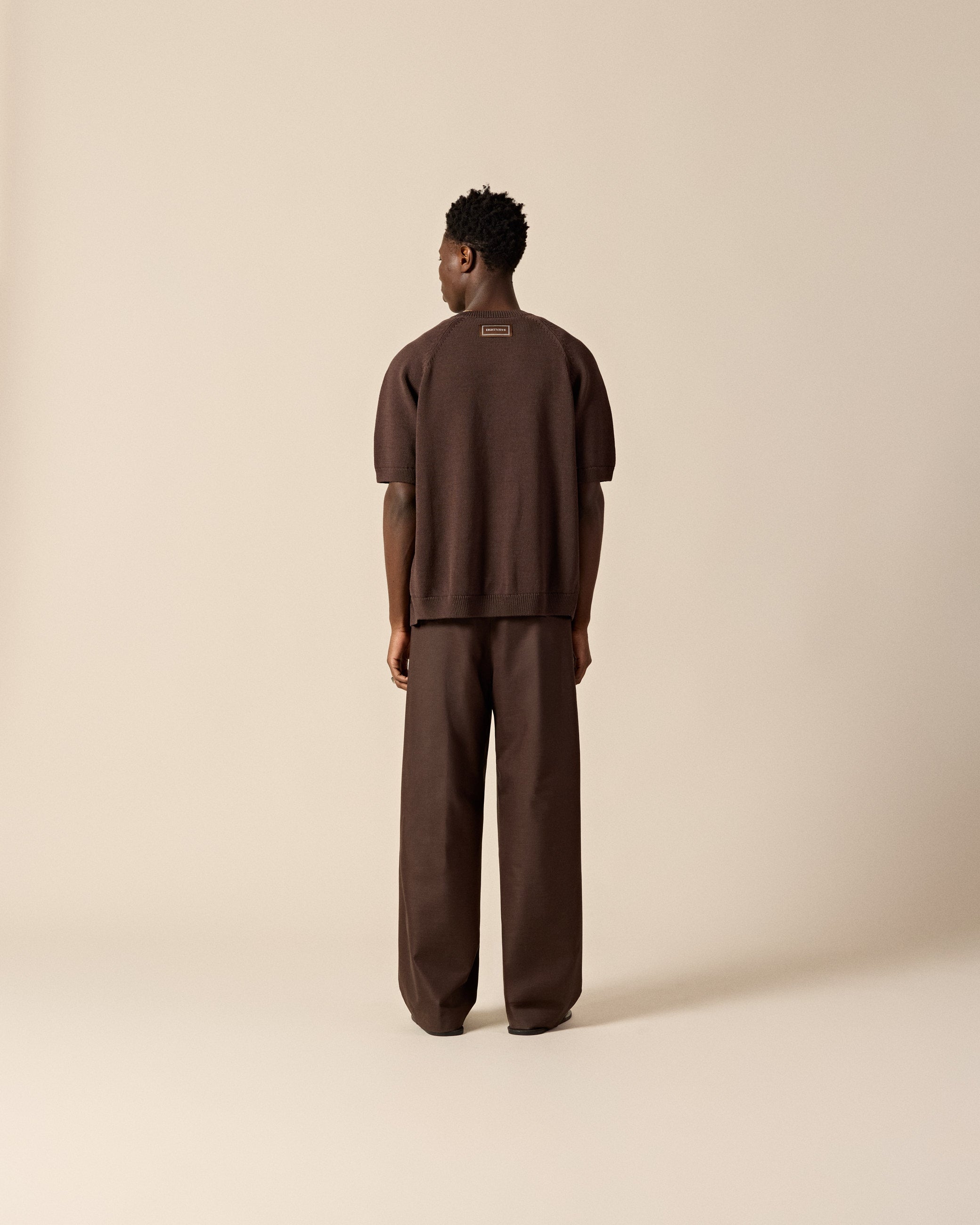 eightyfive-crewneck-cardigan-strickjacke-brown-regular-fit image 5