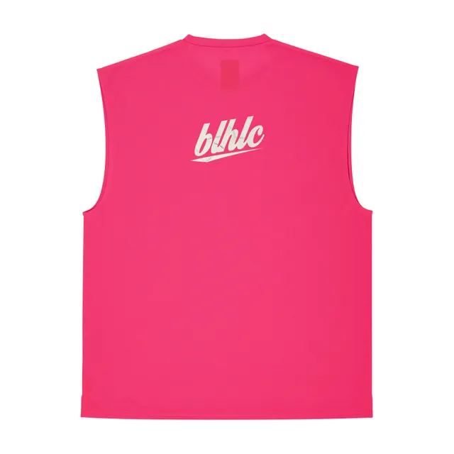 ballaholic-tops-3d-net-back-print-tanktop-pink-ivory-black image 1